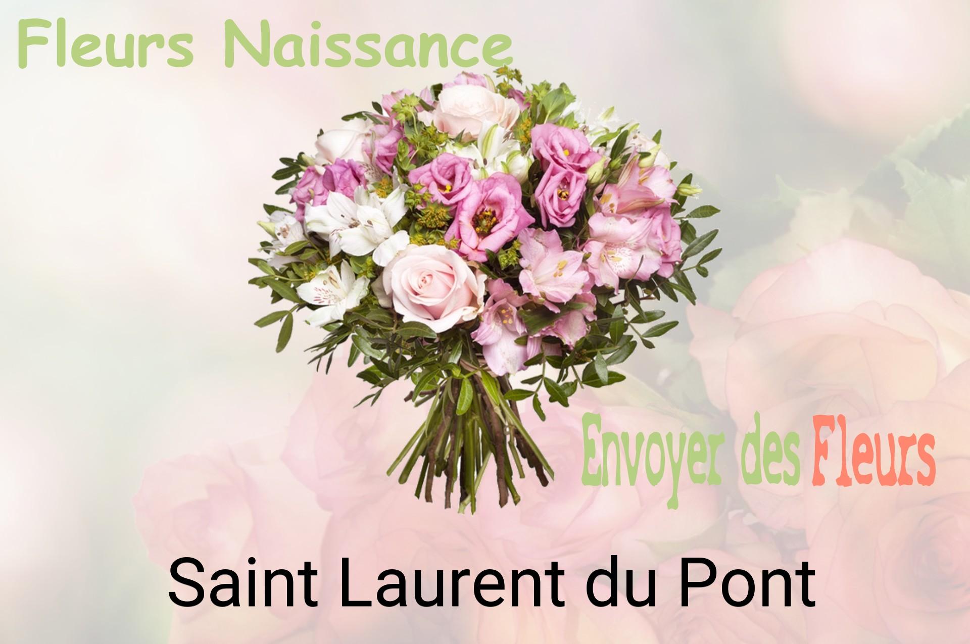 Bouquet de fleurs de naissance livré à Saint-Laurent-du-Pont